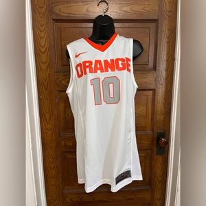 Syracuse White Jersey #10 Nike Elite size small halloween costume